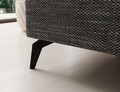 Coltar extensibil dreapta 4 locuri ELTAP, Sol-22, Solange, 292x196x84 cm, lemn/poliester, gri