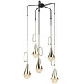 Lustra, Opviq, 892OPV1481, Metal, Negru
