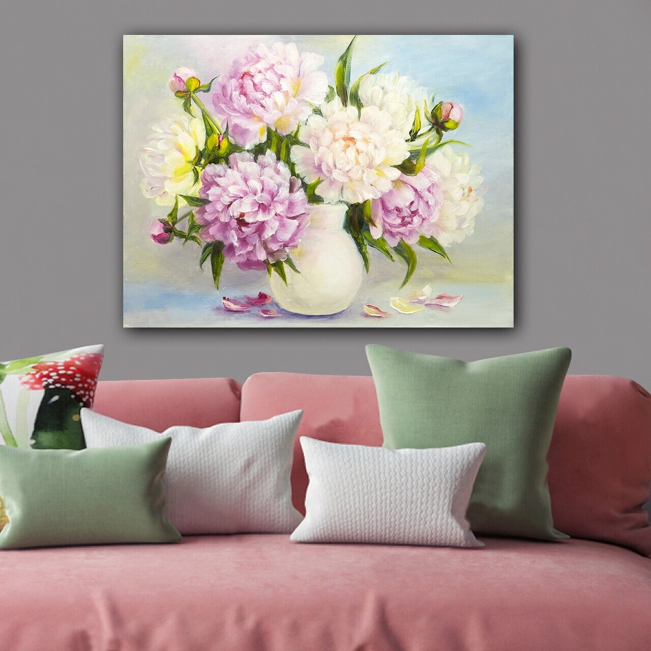 Tablou decorativ 546039493_70100 PÂNZĂ Lemn (Grosime: 3 cm Multicolor