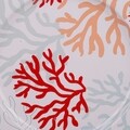 Platou decorativ, Coral, Creaciones Meng, 33 cm, metal, multicolor