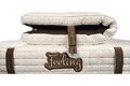 Saltea Feeling Luxury Brown 80x200 cm, H 30 cm, Multipocket, Latex