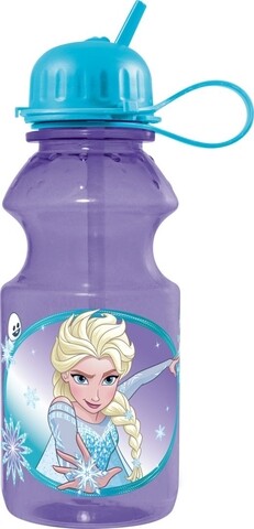 Recipient apa Frozen, Disney, 400 ml, plastic, mov Disney imagine 2022 by aka-home.ro