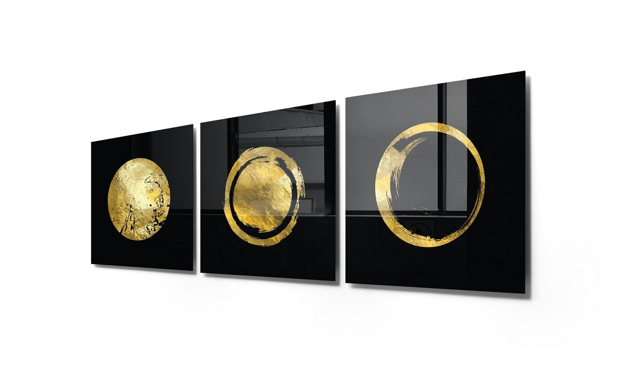 Set 3 tablouri decorative, 2045, 40 x 40 cm, 3 piese, Multicolor - view 5