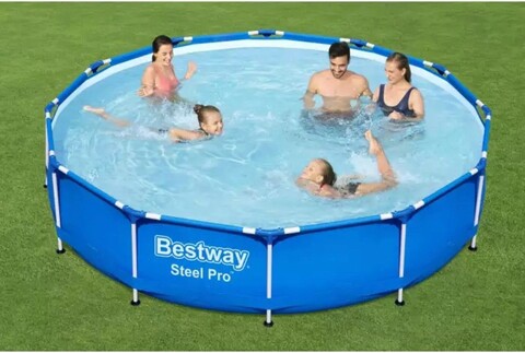 Piscina cu pompa de filtrare Bestway Steel Pro, 366x76 cm, PVC