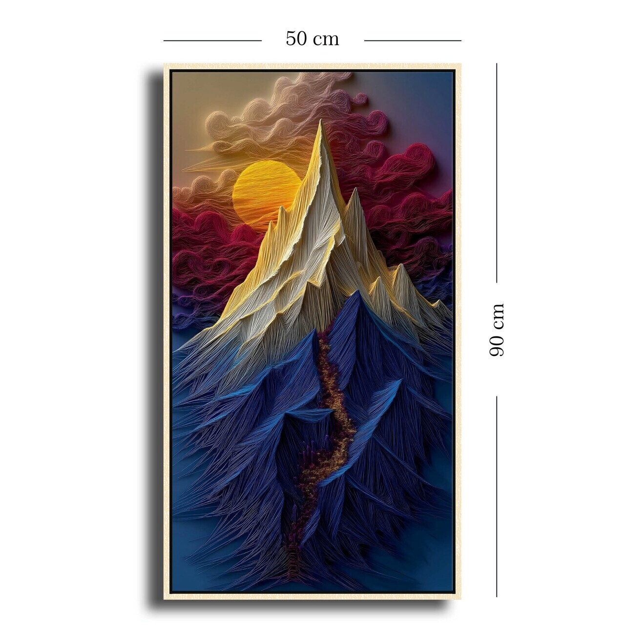 Tablou decorativ, 5090Lcahs-009, Cadru: PVC (Grosime: 5 cm), Multicolor — imaginea 5