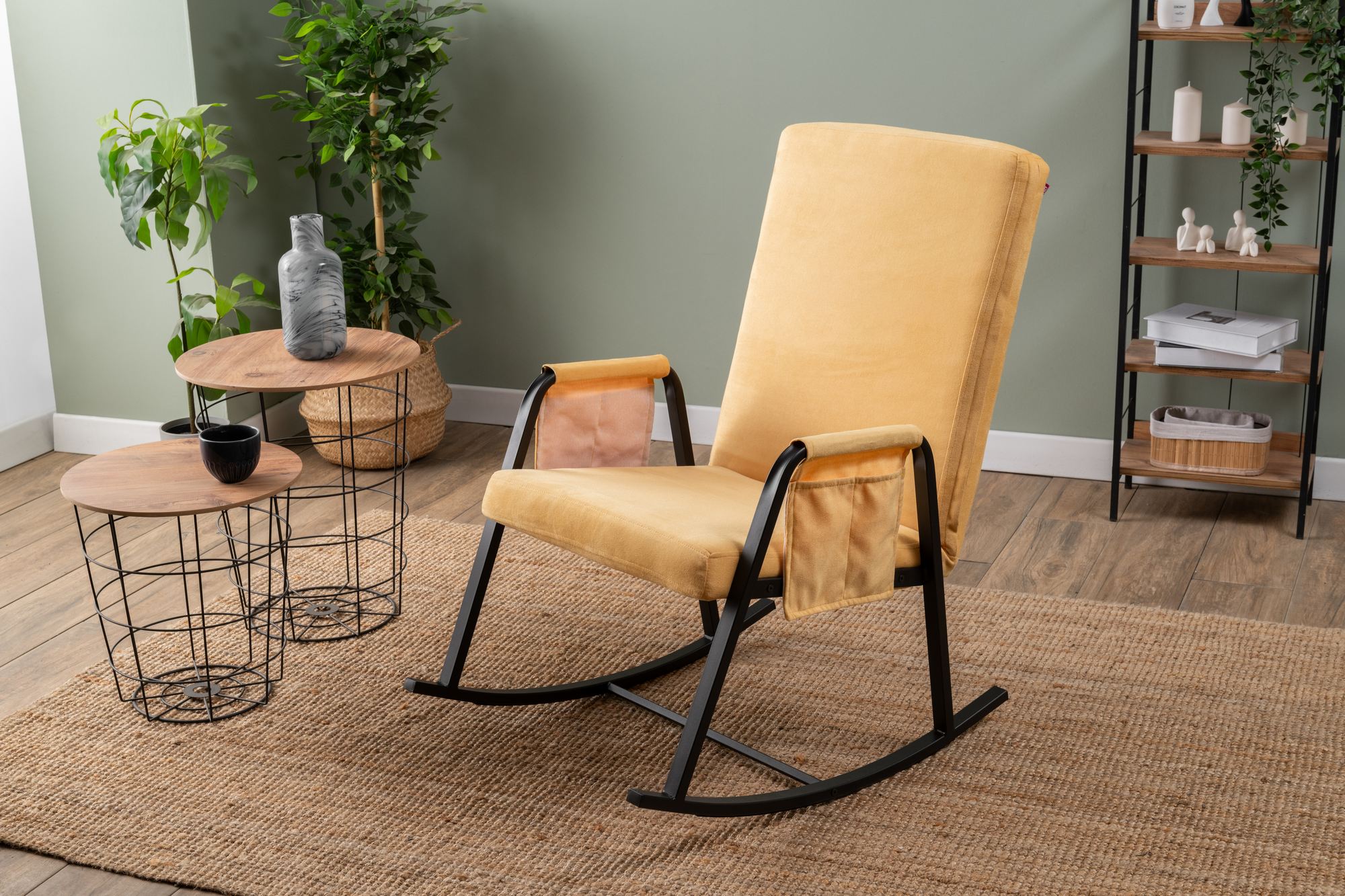 Balansoar, Atelier del Sofa, 859FTN1769, Galben mustar