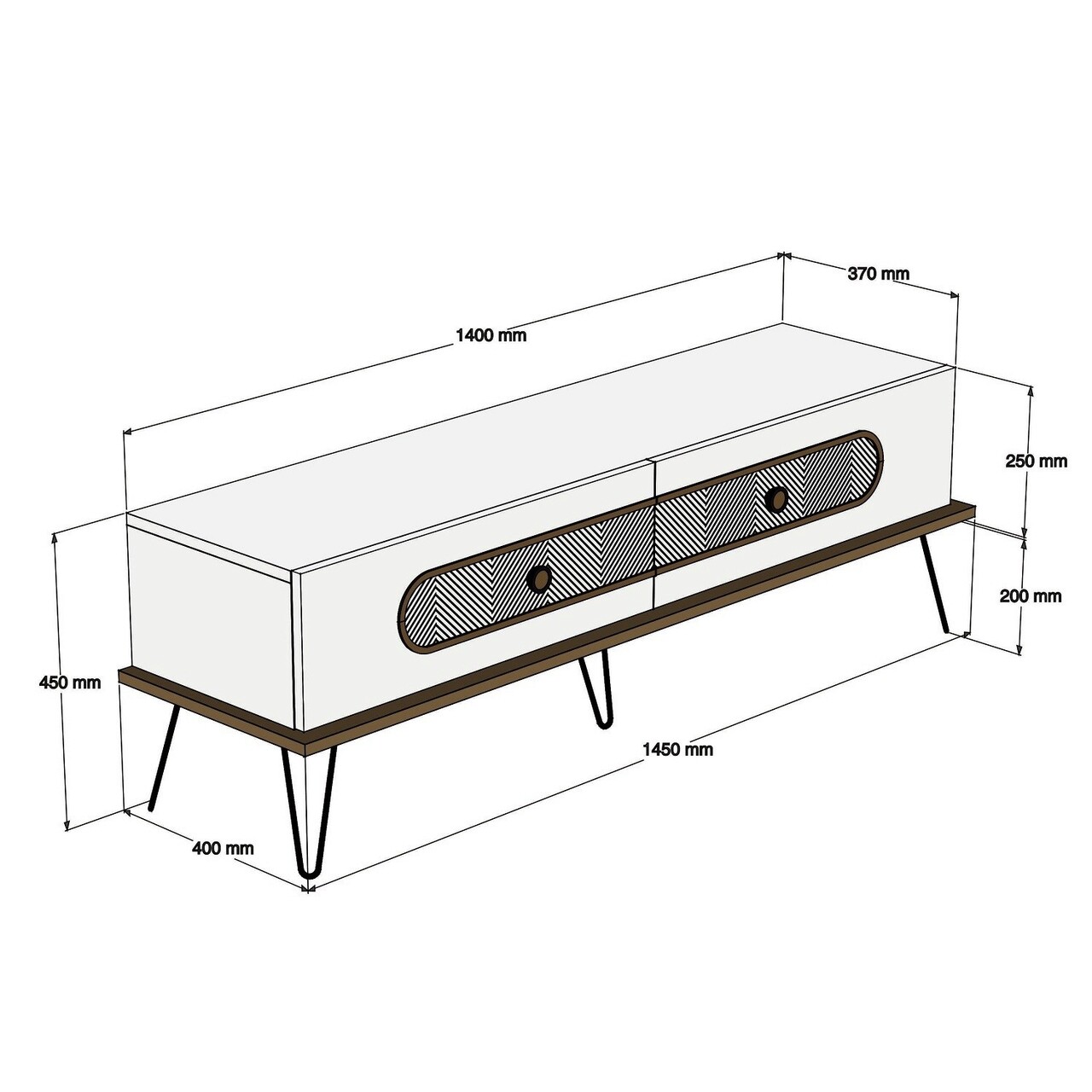 Set Mobilier Living, Hommy Craft, Ekol, Alb