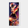 Tablou decorativ, DKY4552938767_50120, Canvas, Rama din lemn (grosime 3 cm), Multicolor