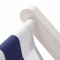 Sezlong Riges, Homla, 58.5x42x52.5 cm, lemn, alb/albastru