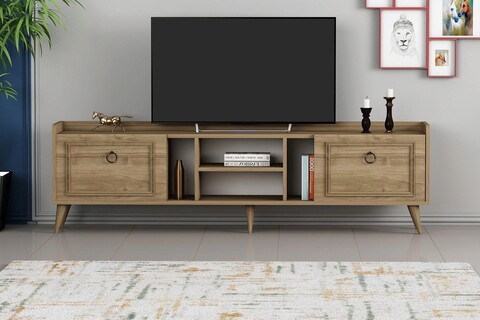 Comoda tv, coraline, rudy v2, 180x55x35 cm, nuc