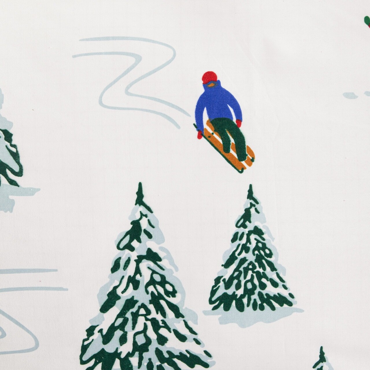 Lenjerie de pat dubla Skiers, Homla, 3 piese, 160x200 cm, microfibra din poliester, multicolor - 2 | YEO