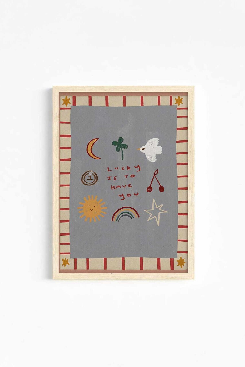 Tablou decorativ, Teknrsymdf, MDF, Multicolor — imaginea 4