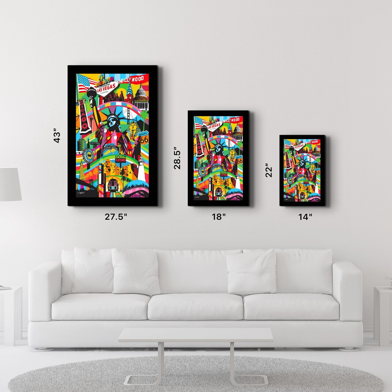 Tablou decorativ, SPR-1136, Dimensiuni: 70 x 110 cm, Multicolor — imaginea 6