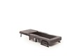 Canapea extensibilă cu 1 loc, Futon, 859FTN2343, Metal , Gri