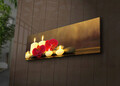 Tablou decorativ cu lumina LED, 3090İACT-34, Canvas, 30 x 90 cm, Multicolor