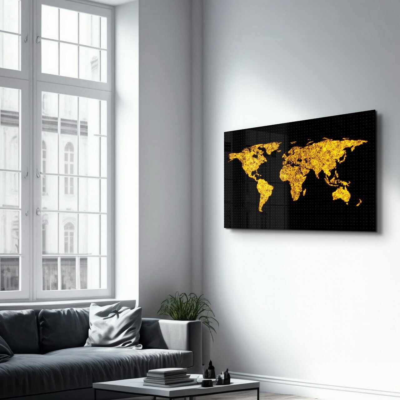 Tablou decorativ, CAM-5072, Dimensiune: 35 x 55 cm, Multicolor — imaginea 4