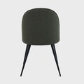 Scaun Ludi, Homla, 53x50x85 cm, metal/poliester, verde