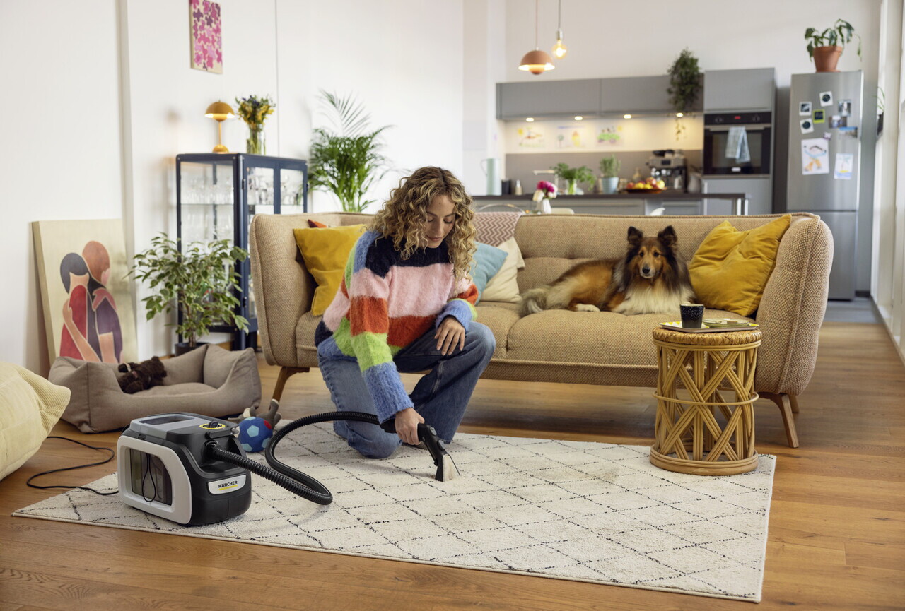Aspirator cu spalare prin injectie-extractie SE 3 Compact Home (alimentare cu cablu), Karcher, gri/alb — imaginea 2