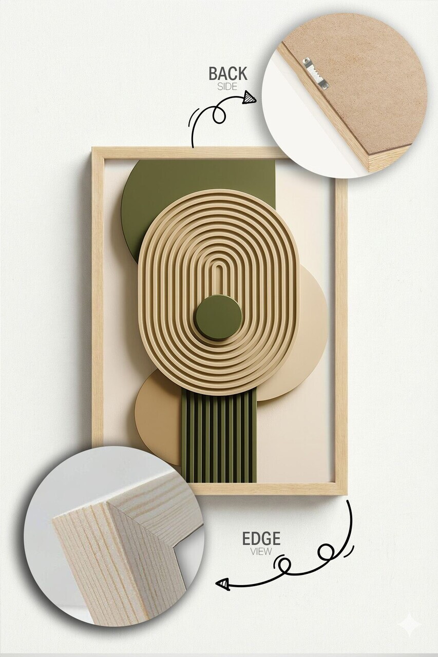 Tablou decorativ, Artnewclahsp55-3348, Lemn masiv, MDF, Multicolor - view 4