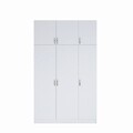 Dulap pentru haine, Rani, BA104, 145x239x55 cm, PAL, Alb