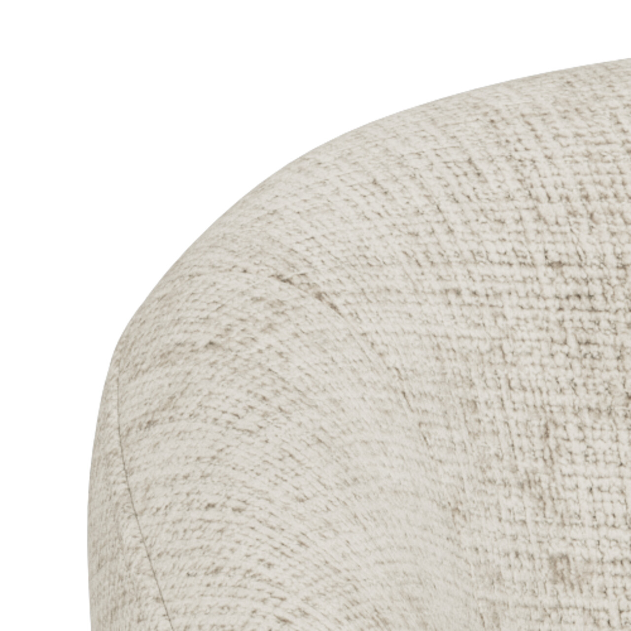 Fotoliu Darlene, Actona, 77.5x78x78 cm, tesatura Chenille/lemn de cauciuc, bej - view 4
