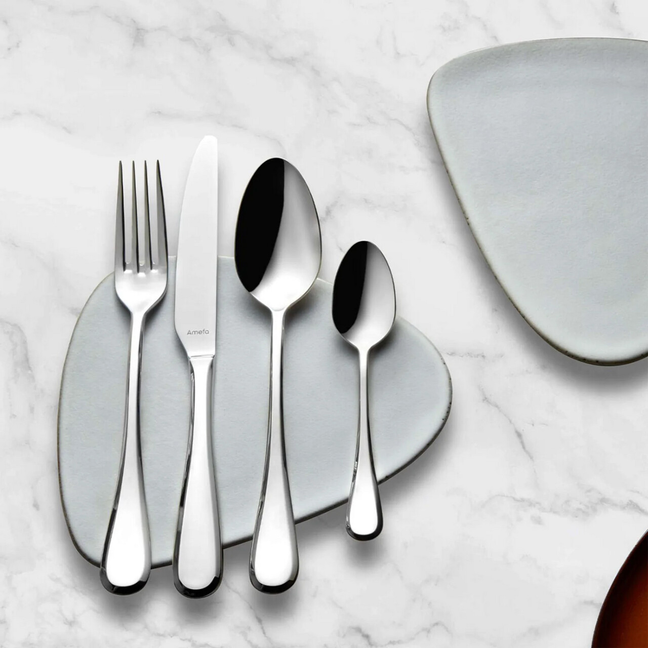 Set tacamuri 84 piese Amefa, Drift, inox 18/10, argintiu — imaginea 5