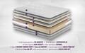 Saltea Argentum Healthguard Memory 12+3+4, 90x190 cm, H 21 cm, Ortopedica, Anatomica, Husa cu ioni de argint, Ventilatie 3D