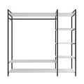 Dulap pentru haine, Lacivert, Trend Gardırop Sağ raflı L615, 180x180x40 cm, Alb