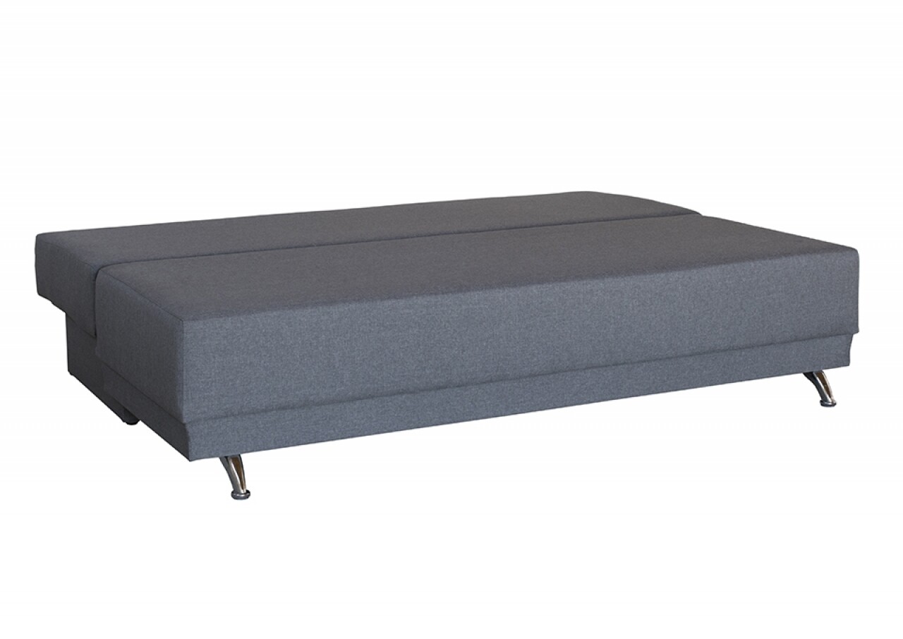 Canapea Extensibila Roma Grey Magnolia 205x90x86 cm, cu lada de depozitare - 1 | YEO