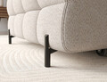 Coltar extensibil dreapta 3 locuri ELTAP, LT-18ROY, Felro, 285x181x93 cm, lemn/poliester, bej