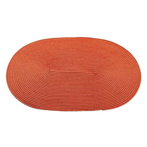 Suport pentru farfurie Oval, Versa, 45 x 30 cm, nailon, portocaliu