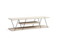 Comoda TV, Kalune Design, Canaz, Travertin / Negru