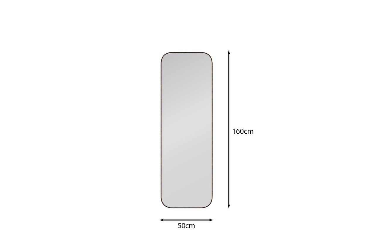 Oglinda Cheval, Hanah Home, Adel, 60x160x2.2 cm, Maro — imaginea 6
