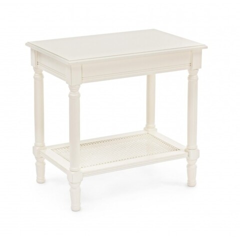 Consola, amabel rectangular, bizzotto, 60x40x60 cm, lemn de pin