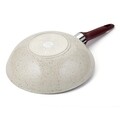 Tigaie wok cu invelis ceramic antiaderent Terrestrial, NAVA, Ø28 cm, aluminiu
