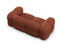 Canapea 3 locuri, Loretto, Cosmopolitan Design, 210x100x68 cm, tesatura structurata, corai
