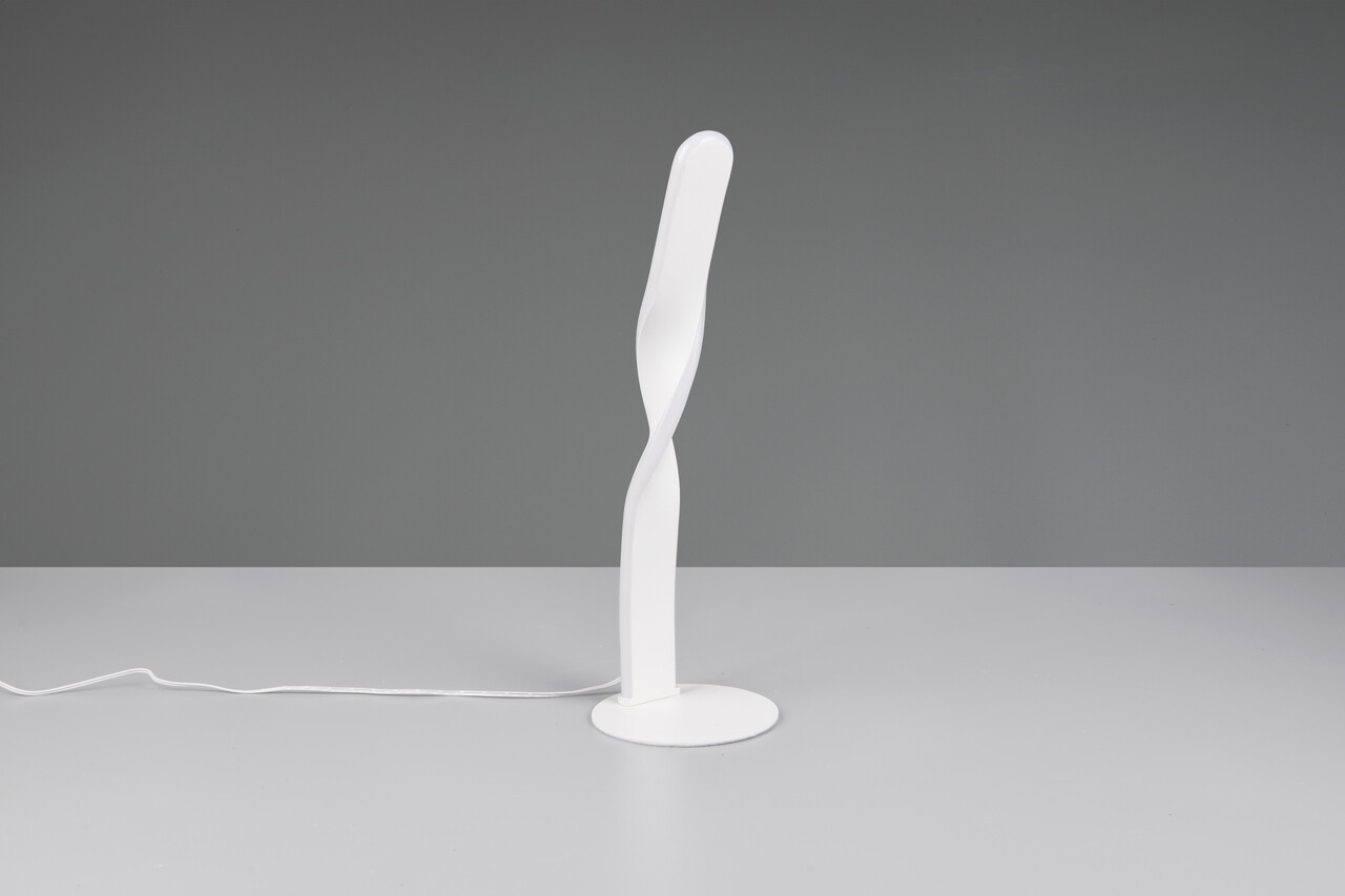 Lampa de masa Ginko, RL, 13x40 cm, 10W, 1x SMD, metal, alb mat