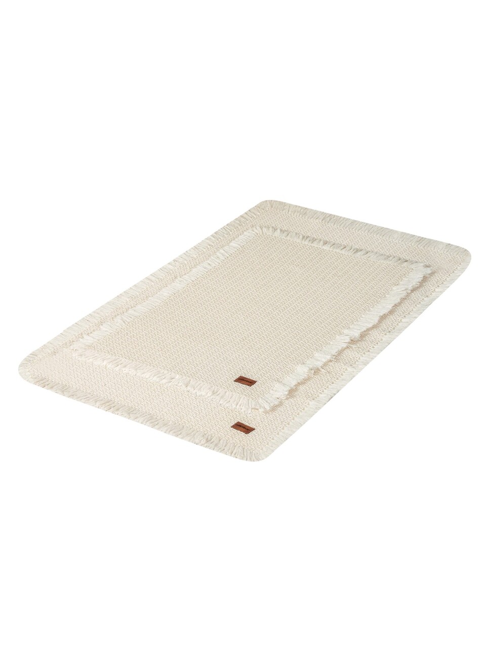 Set covorase de baie, Cotton Box, Bath Rug, Bumbac , Crem