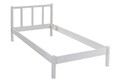 Pat pentru o persoana, 90x200 cm, Fredy, Inter Link, lemn, alb