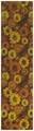Covor pentru bucatarie Girasoli, Decorino, 67x150 cm, poliester, multicolor