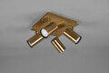 Plafoniera Marley, TRIO, 24x24x15 cm, 35W, 4x GU10, metal, bronz antic