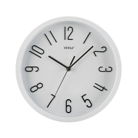 Ceas de perete Harper, Versa, Ø30 cm, alb