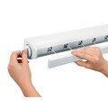Uscator de rufe retractabil cu montare pe perete, Brabantia, Pull-out White, 22 m capacitate de uscare, polipropilena/otel, alb