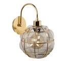 Lampa de perete, Sheen, Safderun - 402-A, E27, 100 W, metal/sticla