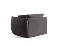 Modul dreapta pentru canapea, 1 loc, Chris-184, Micadoni Home, 130x100x80 cm, catifea, gri inchis
