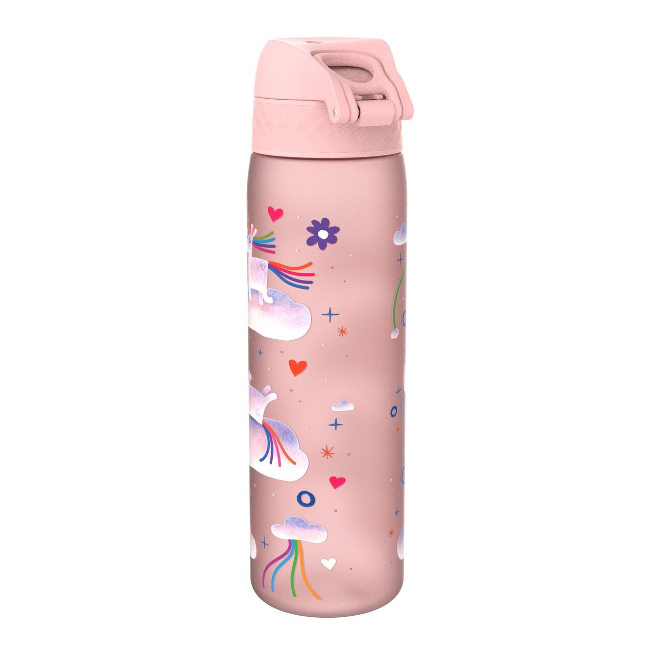 Sticla apa pentru copii Slim, recyclon, 500ml, Unicorn Rainbows - Ion8 - imagine 3