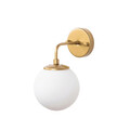 Aplica de perete, Fulgor, 942FLG2178, Metal, Auriu