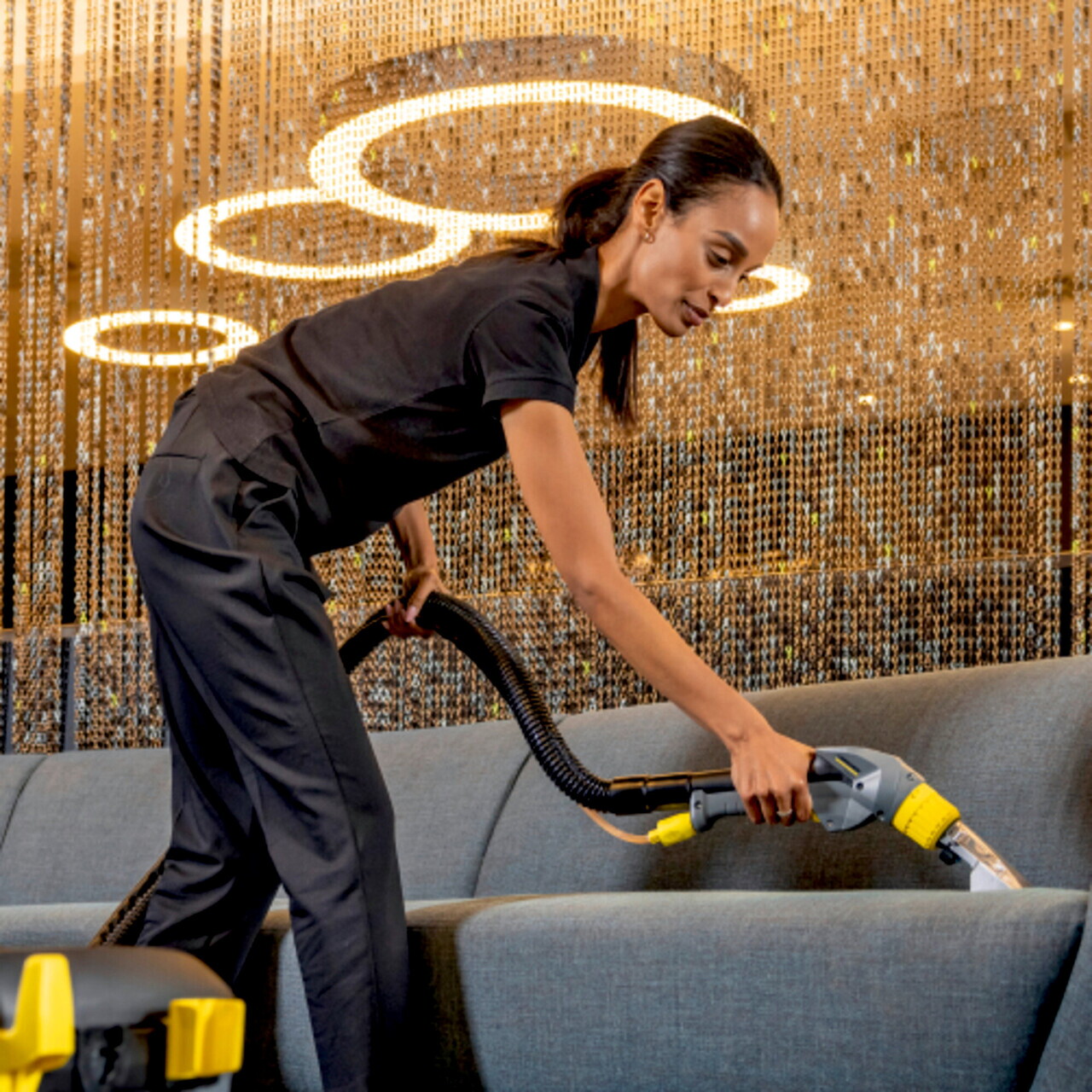 Aspirator cu spalare prin injectie-extractie profesional Puzzi 10/1 + Hand, Karcher, gri — imaginea 7