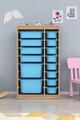 Dulap multifunctional, Estella, Montana Xs 2D4N8U, Sonomo / Albastru