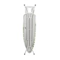 Masa de calcat Roy Green Stone, Gimi,  122 x 38 cm, metal/bumbac/burete, alb/verde